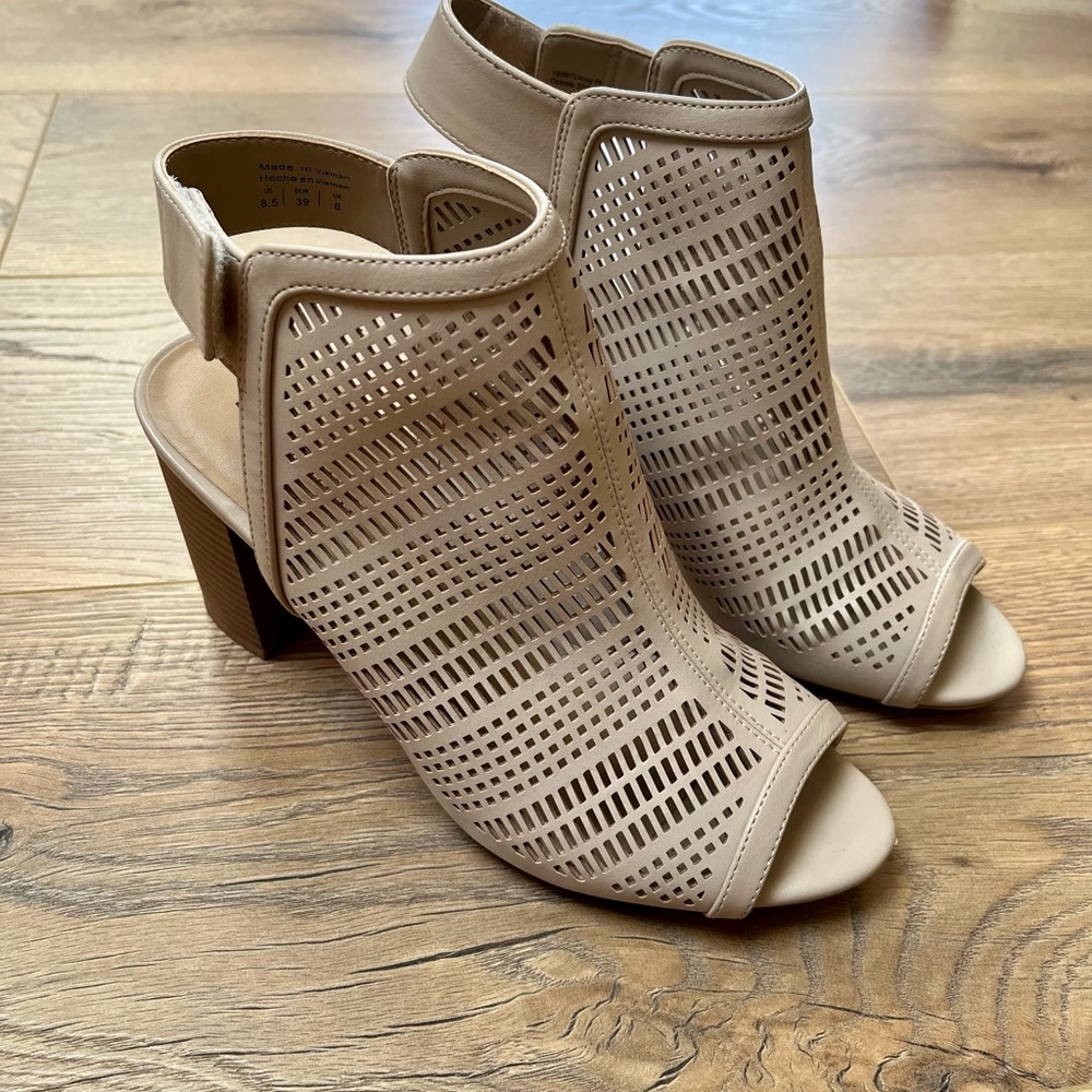 Call it Spring cream bootie heels - size 8.5